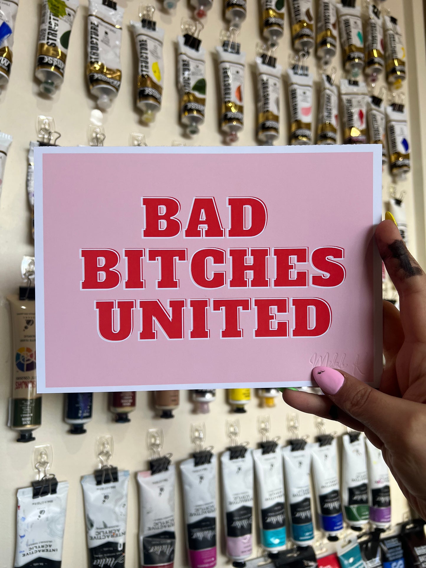 BAD BITCHES UNITED PRINT